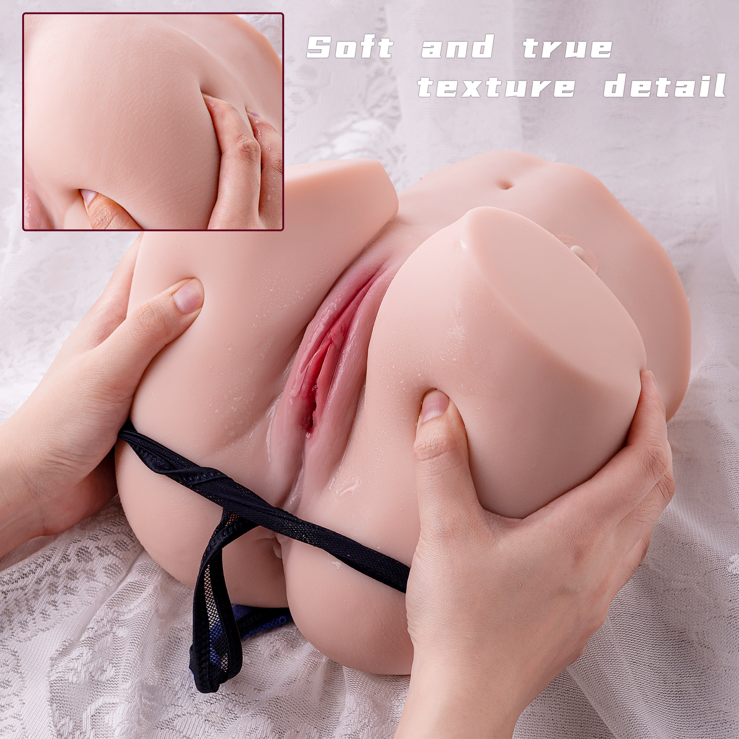 ROSE: 3.6Kg/7.9LB female butt with vibration function. Free shipping